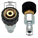 Hochdruckreiniger Schnellkupplung Stecker 3/8" mit M22x1,5 IG Handverschraubung - hochdruckreiniger-schnellkupplung-stecker-3-8-mit-m22x1-5-ig-handverschraubung von M&M Smartek®