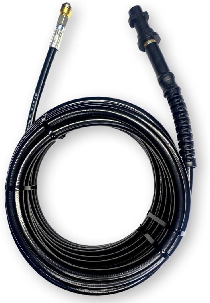 Pipe cleaning hose for Kärcher K2 to K7 remove blockages + 2 nozzles 