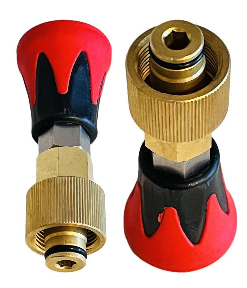 High pressure nozzle + protection for Kärcher Kränzle with TR22 IG like EasyLock adapter 
