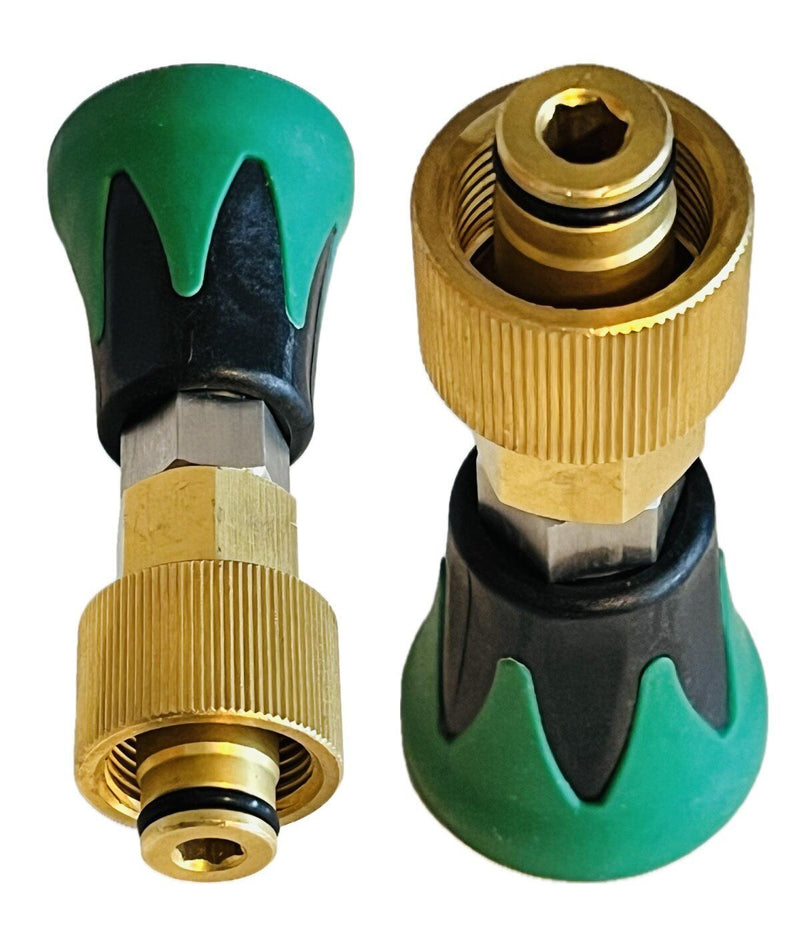 High pressure nozzle + protection for Kärcher Kränzle with TR22 IG like EasyLock adapter 