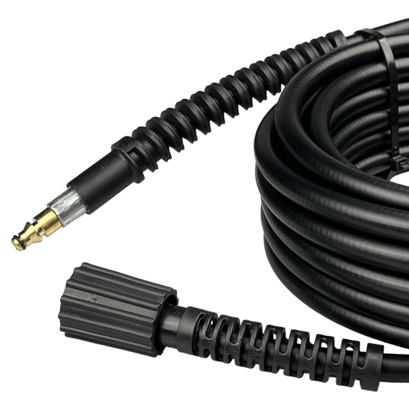15m high-pressure hose for Nilfisk, Alto HD cleaners with Quick Connect &amp; 1/2" IG