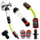 Gartenschlauch Anschluss Set 1/2" 3/4" Hahnanschluss Kupplung Wasserstopp Filter - gartenschlauch-anschluss-set-1-2-3-4-hahnanschluss-kupplung-wasserstopp-filter von M&M Smartek®