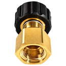 TR20-Innengewinde des Hochdruckadapters in Frontalansicht