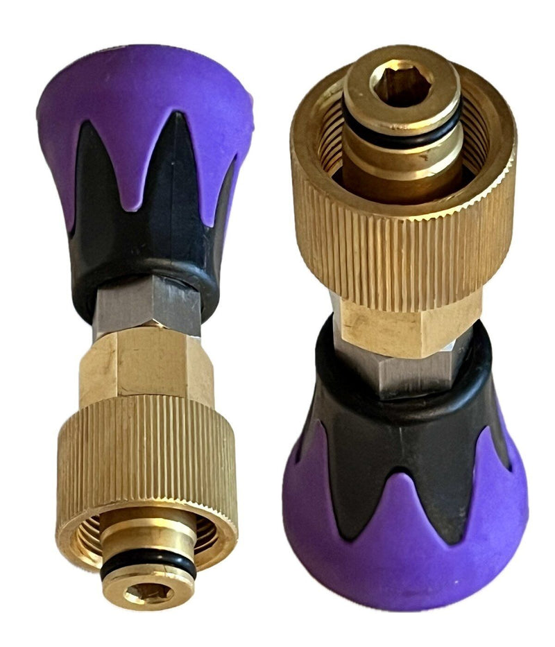 High pressure nozzle + protection for Kärcher Kränzle with TR22 IG like EasyLock adapter 