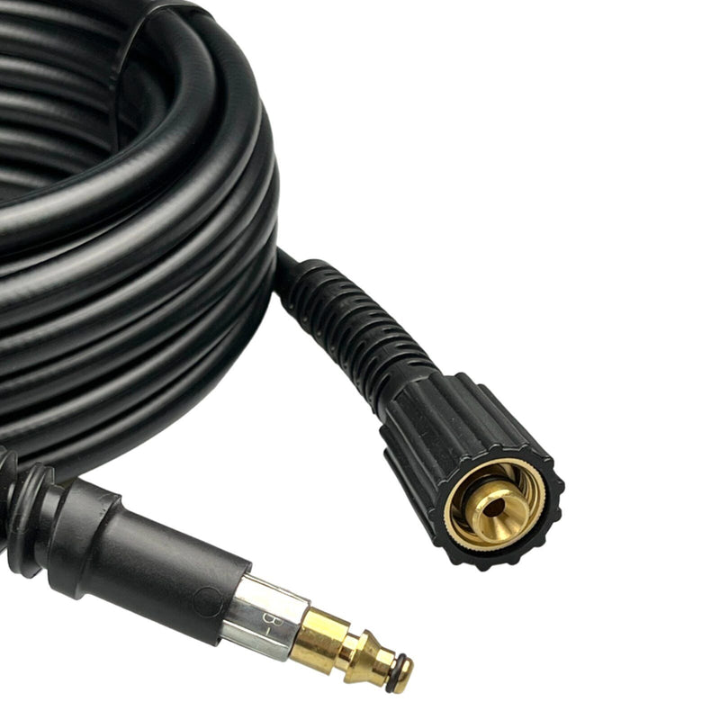 15m high-pressure hose for Nilfisk, Alto HD cleaners with Quick Connect &amp; 1/2" IG