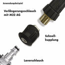 10m Hochdruckschlauch für Lavor HD-Reiniger Quick Connect beidseitig + Adapter - 10m-hochdruckschlauch-fur-lavor-hd-reiniger-quick-connect-beidseitig-adapter von M&M Smartek®