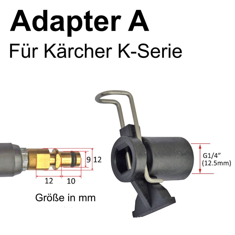 Hose connector adapter for Kärcher Bosch Nifisk Parkside Black &amp; Decker etc.