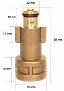 Adapter für Kärcher Quick Connect, Parkside, Black&Decker, Lavor mit 1/4" IG - adapter-fur-karcher-quick-connect-parkside-black-decker-lavor-mit-1-4-ig von M&M Smartek®