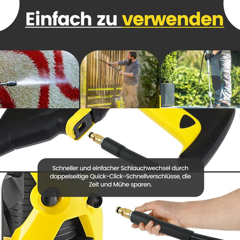 10m Hochdruckschlauch Quick Connect für Kärcher K2 - K7 2.641-721.0 200 bar 60°C