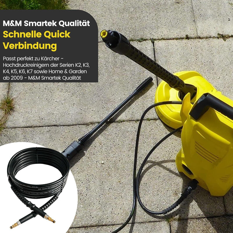 10m Hochdruckschlauch Quick Connect für Kärcher K2 - K7 2.641-721.0 200 bar 60°C