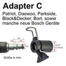Schlauchverbinder Adapter von Nifisk Parkside B&D Lavor zu Kärcher Quick Connect - schlauchverbinder-adapter-von-nifisk-parkside-b-d-lavor-zu-karcher-quick-connect von M&M Smartek®