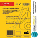 1x - 10x Flachfaltenfilter für KÄRCHER - ersetzt Original Filter wie 2.863-005.0 - 1-10-stuck-flachfilter-fur-karcher-ersetzt-original-filter-wie-2-863-005-0 von M&M Smartek®