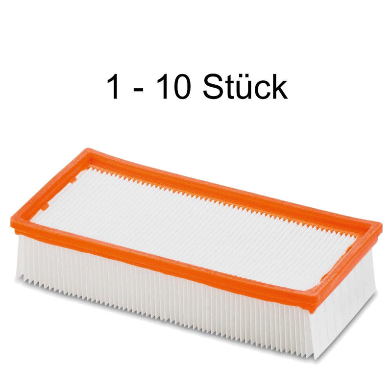 1 - 10x Flachfaltenfilter für Kärcher NT65/2 6.904-283.0 Flachfalten Filter M&M Smartek