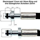 Hochdruckadapter für Kärcher mit M22-Gewinde und 10mm oder 11mm AVS-Stecknippel - hochdruckadapter-fur-karcher-mit-m22-gewinde-und-10mm-oder-11mm-avs-stecknippel von M&M Smartek®