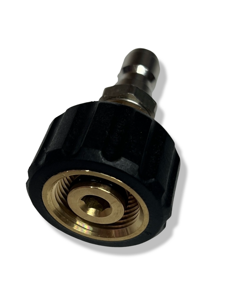 High pressure cleaner hose quick connection kit with M22 15mm adapter set