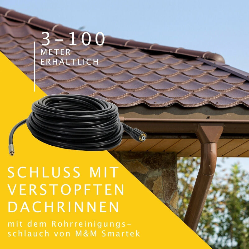 Rohrreinigungsschlauch für Kränzle light D10, K 1050 und X-Serie HD SET 4-teilig