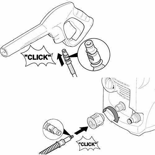 10m Hochdruckschlauch Quick Connect für Kärcher K2 - K7 2.641-721.0 200 bar 60°C