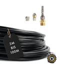 10m Rohrreinigungsschlauch für Kränzle light D10, K 1050 & X-Serie SET 4-teilig - 10m-rohrreinigungsschlauch-fur-kranzle-light-d10-k-1050-x-serie-set-4-teilig von M&M Smartek®