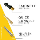 7-Teilig Rohrreinigungsschlauch für Kärcher Kränzle NILFISK ALTO HD Adapter - 7-teilig-rohrreinigungsschlauch-fur-karcher-kranzle-nilfisk-alto-hd-adapter von M&M Smartek®