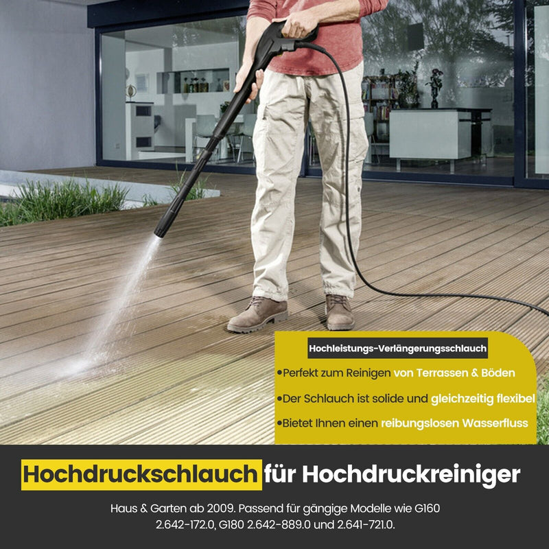 10m Hochdruckschlauch Quick Connect für Kärcher K2 - K7 2.641-721.0 200 bar 60°C