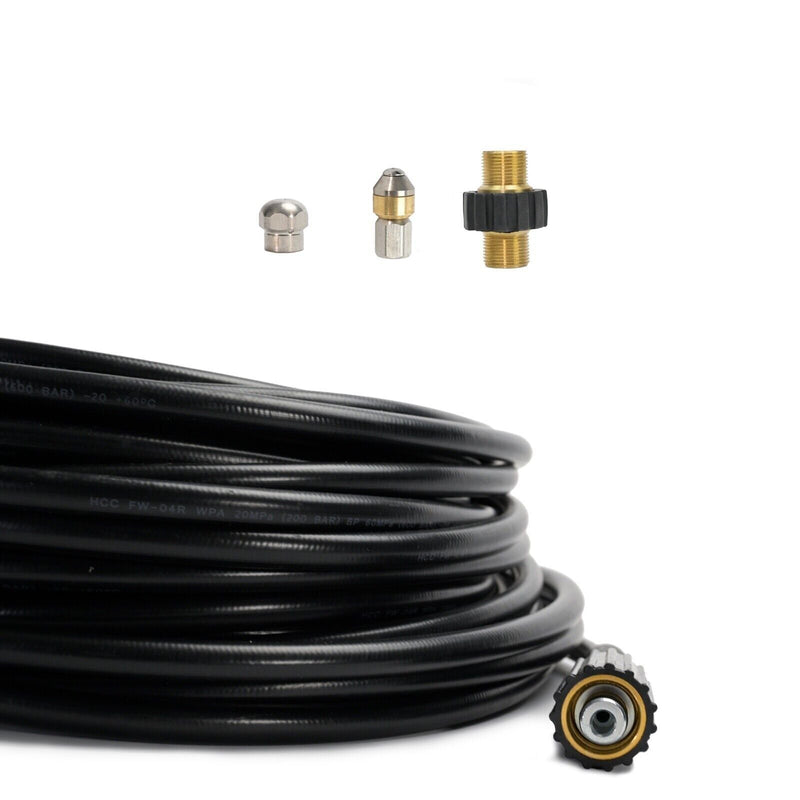 Rohrreinigungsschlauch für Kärcher Kränzle Set PROFESSIONAL 4-teilig 5 - 50m