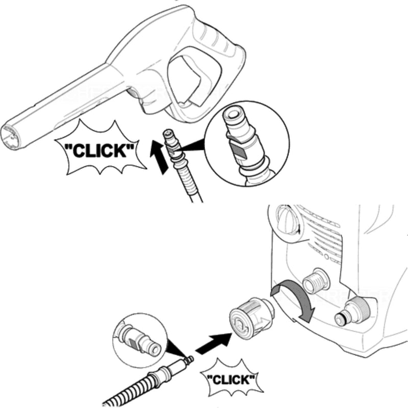 Schlauchadapter Kupplung für Kärcher Quick Connect M22IG Adapter für 2.641-721.0