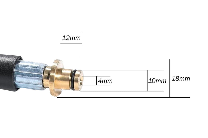 Adapter für Kärcher Quick Connect, Parkside, Black&Decker, Lavor mit 1/4" IG