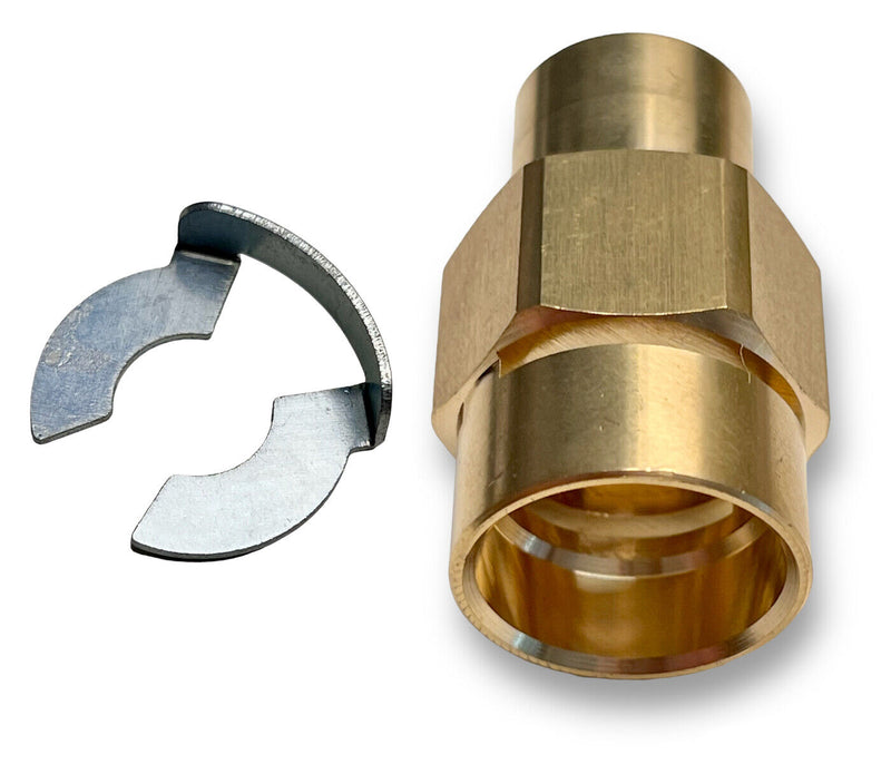 Schlauchadapter für Kärcher 10mm Stecknippel mit Clip Gegenstück 1/4" M22 AG/IG