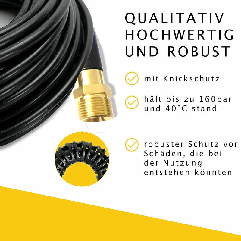 Rohrreinigungsschlauch für Kränzle M22 AG verschiedene Längen & Düsen Kanalratte