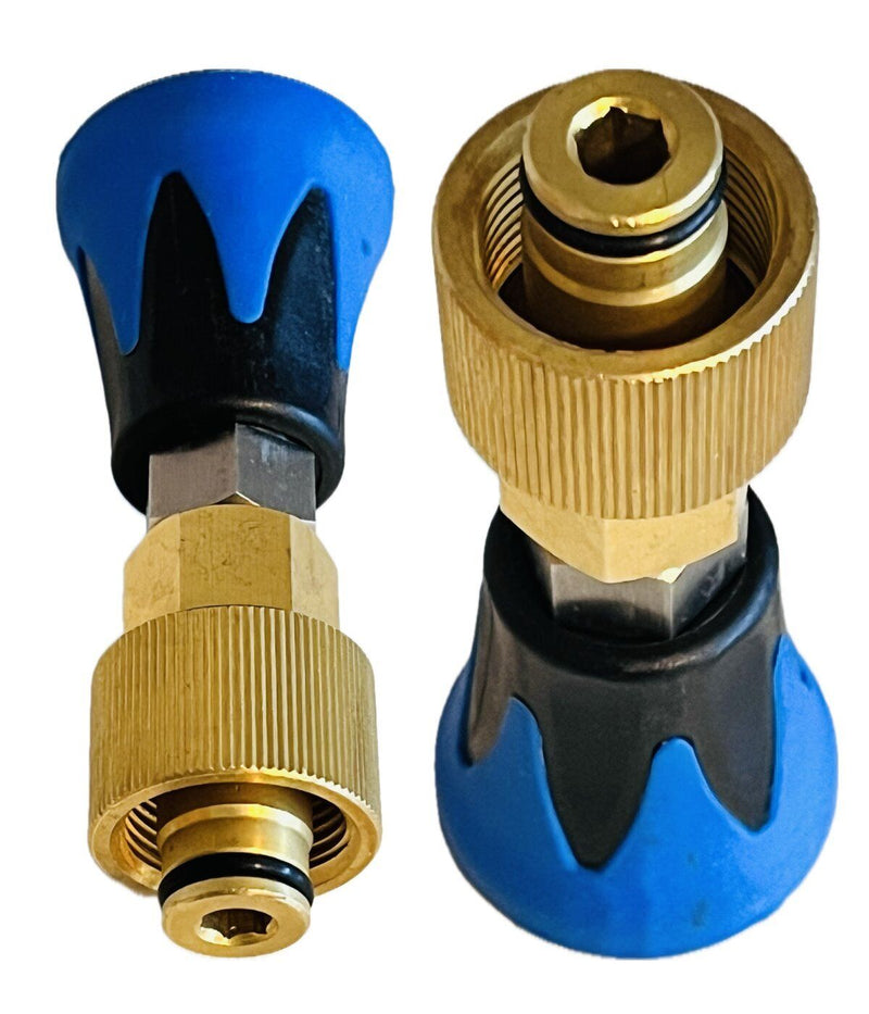 High pressure nozzle + protection for Kärcher Kränzle with TR22 IG like EasyLock adapter 