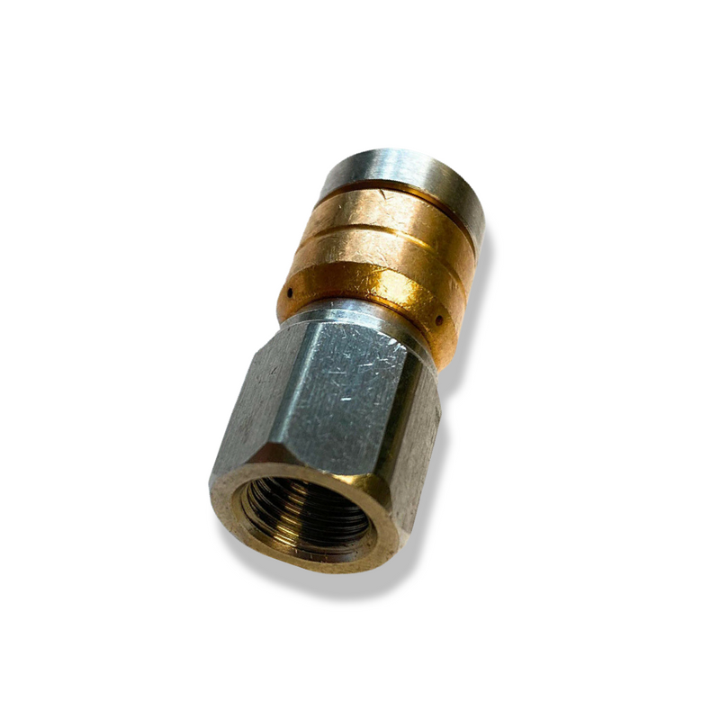 Rotierende Rohrreinigungsdüse 1/4" IG für Kärcher WAP Alto Kränzle Nilfisk etc.