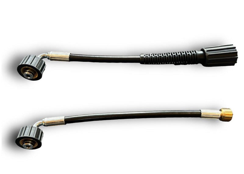 Schlauchadapter Kupplung für Kärcher M22 x 1,5 90° Winkel ÜW auf M22 IG oder AG