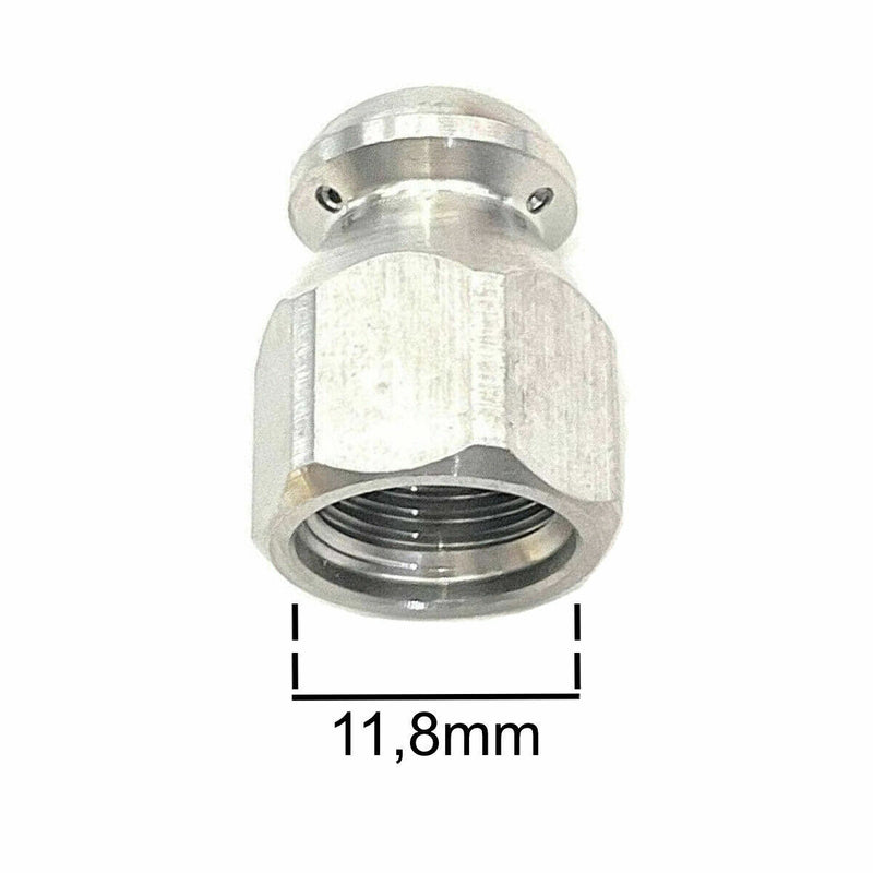Pipe cleaning nozzle 1/4" IG for Kärcher rocket pipe cleaning drain hose