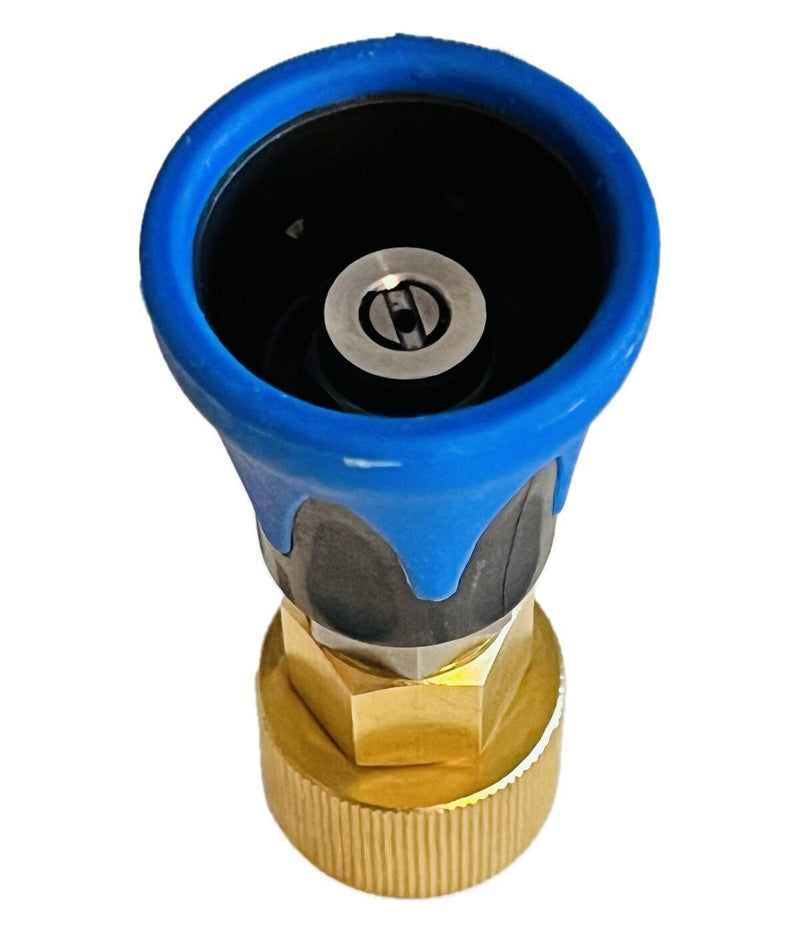 High pressure nozzle + protection for Kärcher Kränzle with TR22 IG like EasyLock adapter 