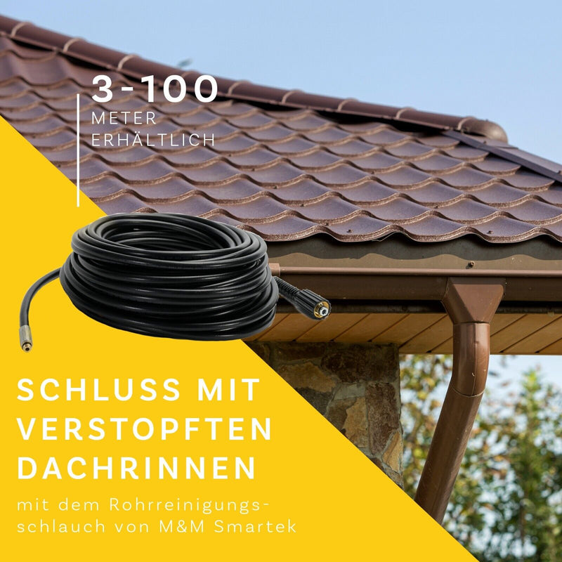 Rohrreinigungsschlauch 7-Teilig PROFI für Kärcher Kränzle NILFISK ALTO 160bar