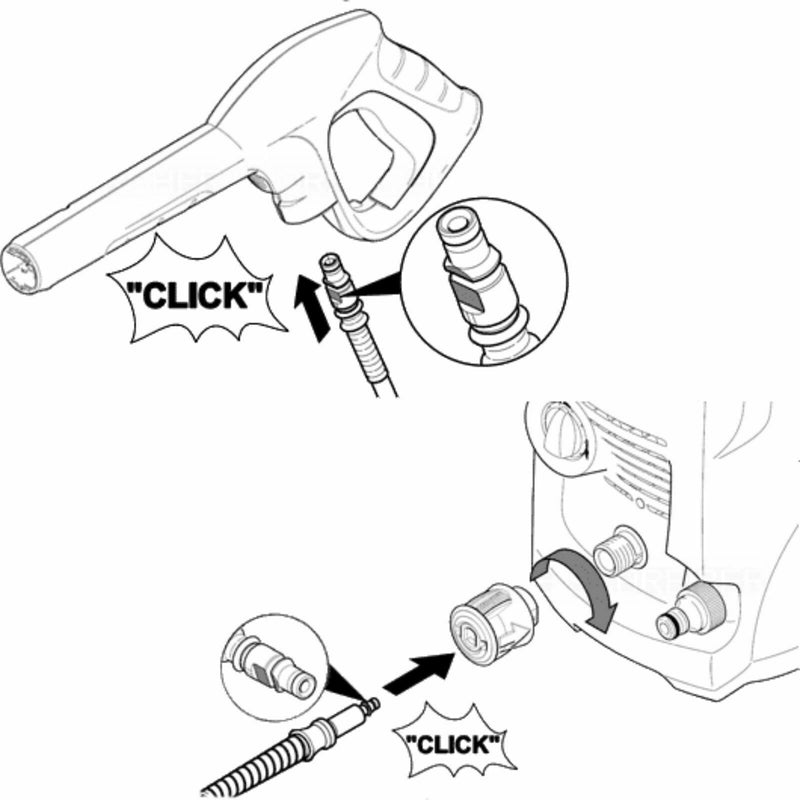 Schlauchadapter Kupplung für Kärcher Quick Connect M22IG Adapter für 2.641-721.0