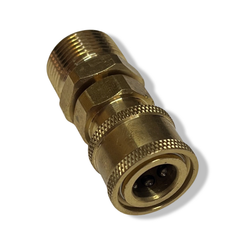 High pressure cleaner hose quick connection kit with M22 15mm adapter set