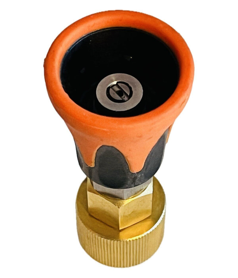 High pressure nozzle + protection for Kärcher Kränzle with TR22 IG like EasyLock adapter 