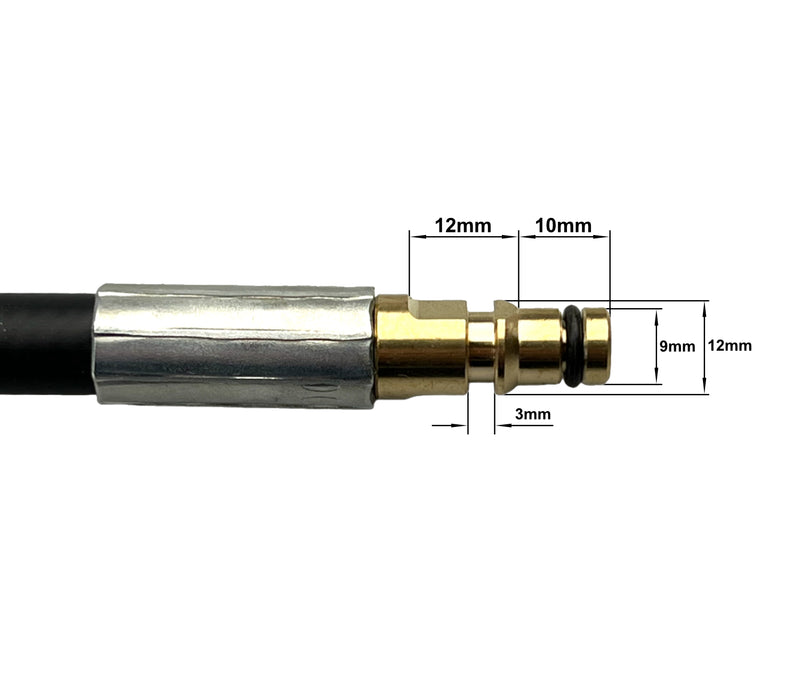 Quick Connect M22 Click Adapter suitable for Kärcher and Workzone plug nipples