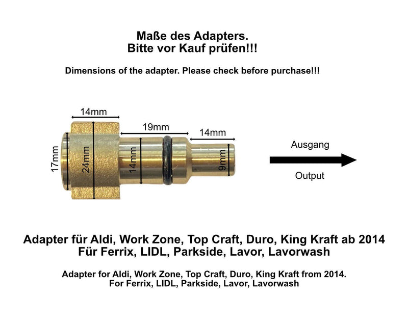Rohrreinigungsschlauch für Kärcher / Lavor 10-30M Abfluss Profi Rohrreiniger
