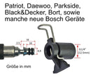 Hochdruck Schlauchadapter für Kärcher 10mm Stecknippel auf Parkside Black&Decker - hochdruck-schlauchadapter-fur-karcher-10mm-stecknippel-auf-parkside von M&M Smartek®
