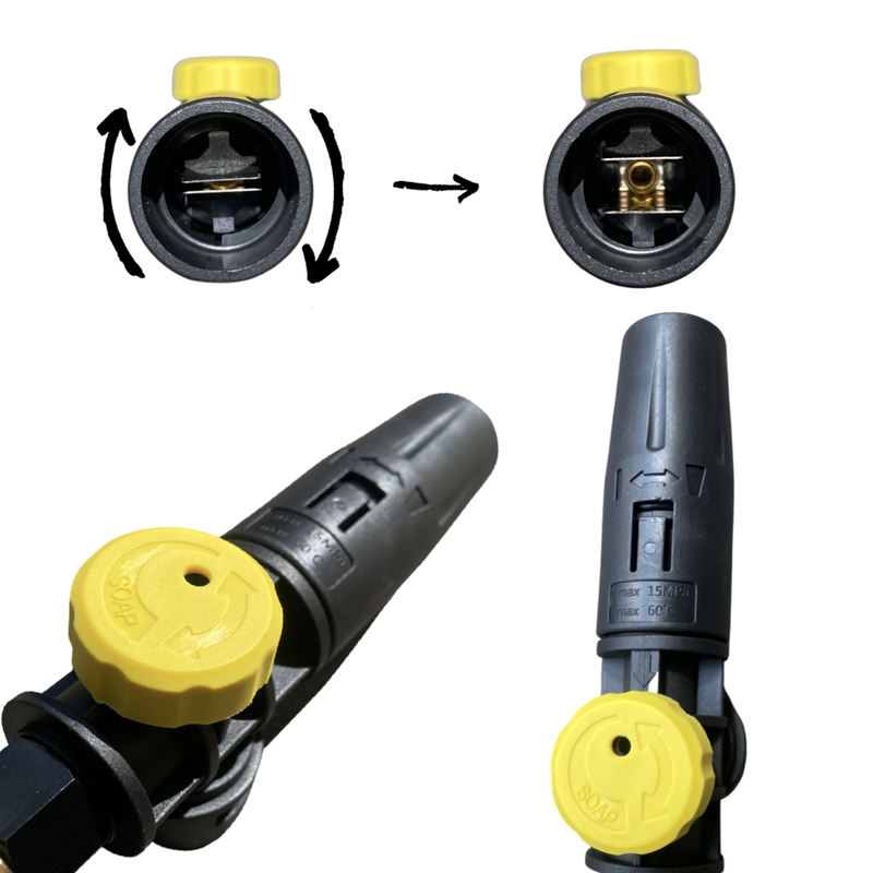 Schaumlanze Schaumkanone Hochdruck Düse Foam Lance Gun für Kärcher K2-K7 700mL