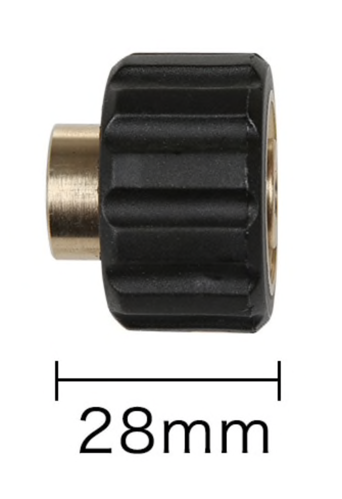 Adapter + nipple for Kärcher for foam lance foam cannon foam nozzle for 1 liter