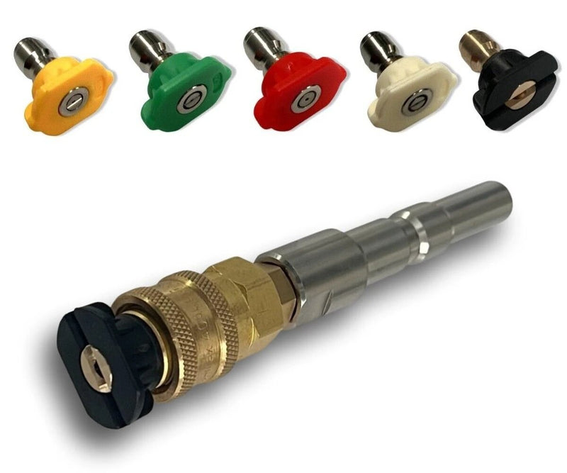Alta Pressione Ugello + Protezione per Nilfisk Neptune D12 Rapido WAP Alta Pressione Ugello + Protezione per Nilfisk Neptune D12 Rapido WAP