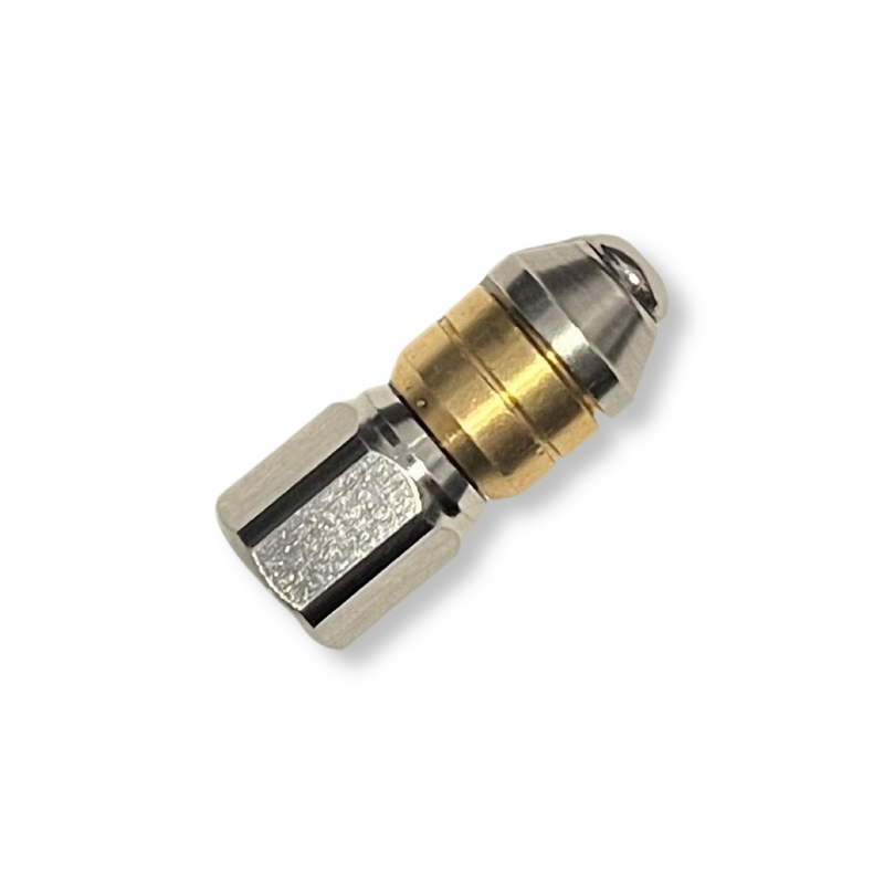 Rohrreinigungsdüse 1/8" IG rotierend für Kränzle Kärcher Hochdruckreiniger spitz