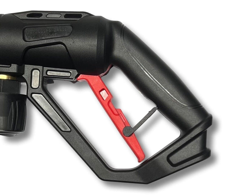 High pressure gun for Kärcher etc. &amp; 6 in 1 nozzle quick coupling click adapter