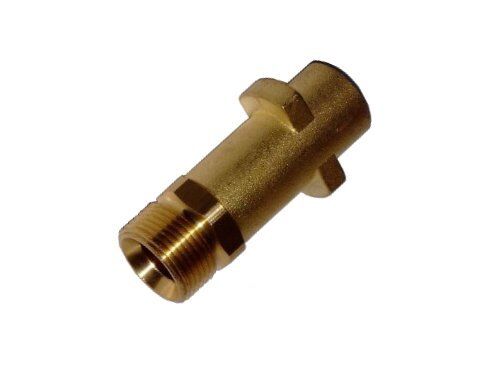 Bajonett Adapter M22 x 1.5 AG Messing für Kärcher K2 bis K7 Home & Garden