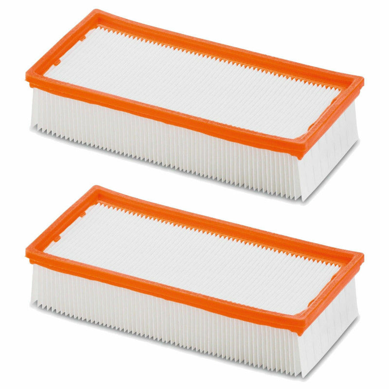 2x flat filters for Kärcher NT 35/1 45/1 55/1 TACT Te M + Ap + BS like 6.904-367.0