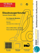 10 Staubsaugerbeutel für Kärcher T 9/1 10/1 12/1 6.904-315.0 Beutel Filtertüten - 10-staubsaugerbeutel-fur-karcher-t-9-1-10-1-12-1-6-904-315-0-beutel-filtertuten von M&M Smartek®