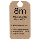 8m Rohrreinigungsschlauch Kärcher + Bajonett + 2 Düsen für Hochdruckreiniger - 8m-rohrreinigungsschlauch-karcher-bajonett-2-dusen-fur-hochdruckreiniger von M&M Smartek®